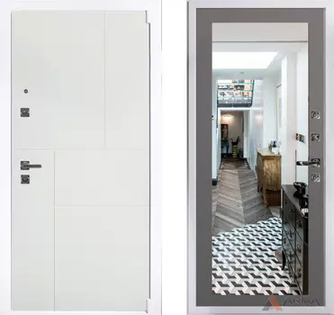 Входная дверь Рондо 04 Грей абсолют софт