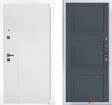 Входная дверь Рондо 16 Силк титан