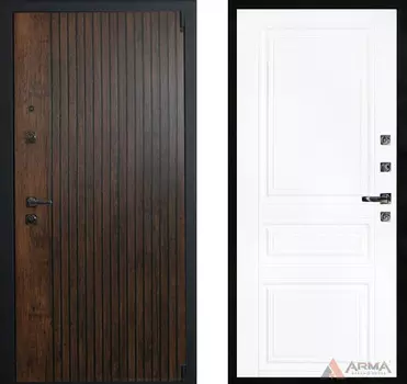 Входная дверь Сидней 19 Белый ясень