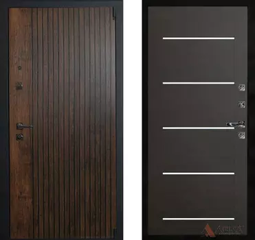 Входная дверь Сидней 21 Венге поперечный