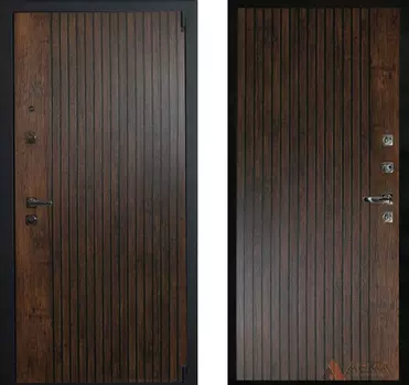 Входная дверь Сидней 24 Дуб антик + патина черная