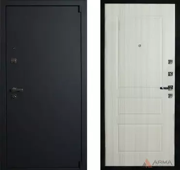 Входная дверь Сити Блэк 17 Сандал светлый