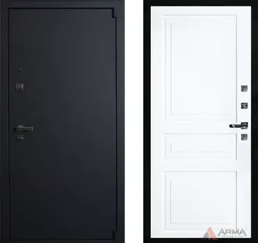 Входная дверь Сити Блэк 23 Рал 9003