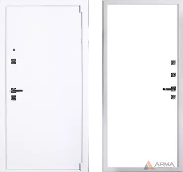 Входная дверь Сити Вайт 05 Софт белый