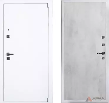 Входная дверь Сити Вайт 06 Бетон светлый