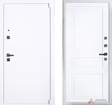 Входная дверь Сити Вайт 23 Рал 9003