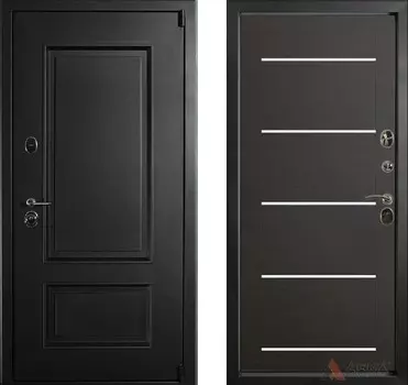 Входная дверь Сургут Термо 21 Венге поперечный