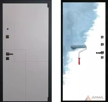 Входная дверь Техно 02 Грунт под покраску