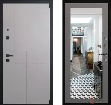 Входная дверь Техно 04 Грей абсолют софт