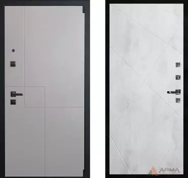 Входная дверь Техно 08 Бетон светлый