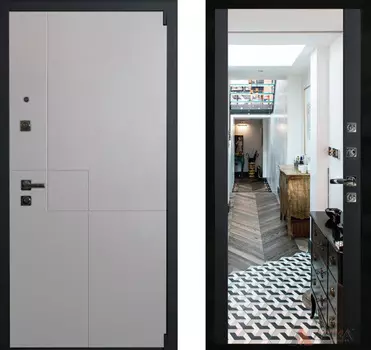 Входная дверь Техно 12 Черный кварц