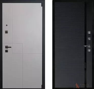 Входная дверь Техно 14 Шагрень черная