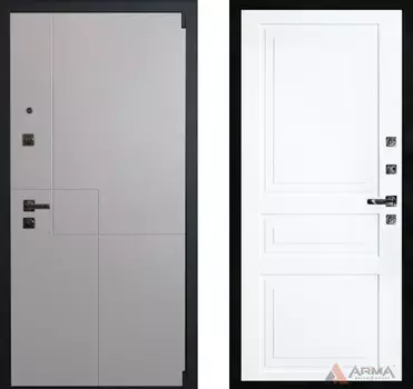 Входная дверь Техно 23 Рал 9003