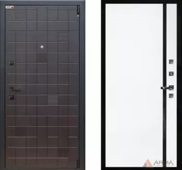 Входная дверь Тетрис 15 Белый матовый