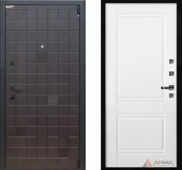 Входная дверь Тетрис 18 Белый матовый