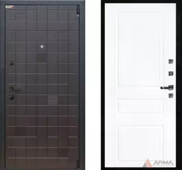 Входная дверь Тетрис 19 Белый ясень