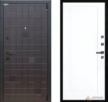 Входная дверь Тетрис 22 Рал 9003