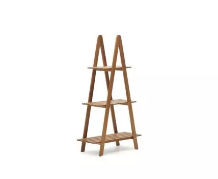Victora Уличный стеллаж из массива акации 80 x 140 см (Бежевый, 35)