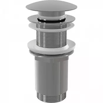 Водослив для умывальника click/clack 5/4", с большой заглушкой для умывальников,арт.A395