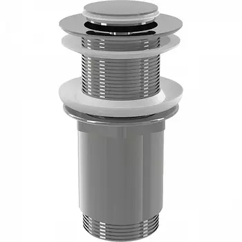 Водослив для умывальника click/clack 5/4", с малой заглушкой для умывальников, арт.A394