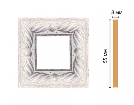 Вставка цветная DECOMASTER 130-2-19 (55*55*8мм)