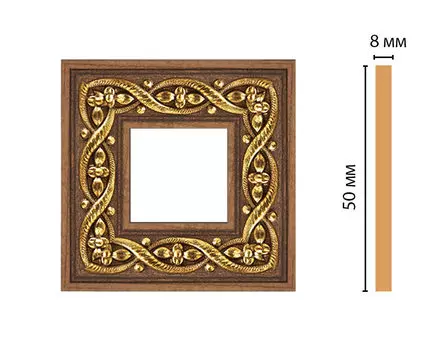 Вставка цветная DECOMASTER 130-2-3 (50*50*8мм)