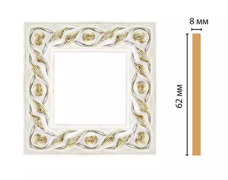 Вставка цветная DECOMASTER 130-2-40 (62*62*8мм)