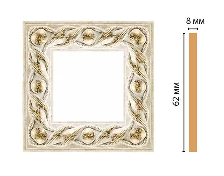 Вставка цветная DECOMASTER 130-2-41 (62*62*8мм)