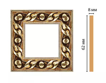 Вставка цветная DECOMASTER 130-2-43 (62*62*8мм)