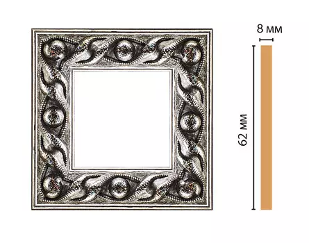 Вставка цветная DECOMASTER 130-2-44 (62*62*8мм)
