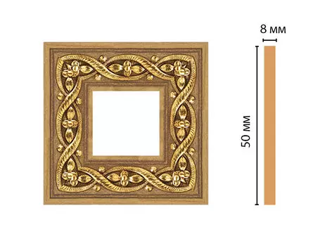 Вставка цветная DECOMASTER 130-2-4 (50*50*8мм)