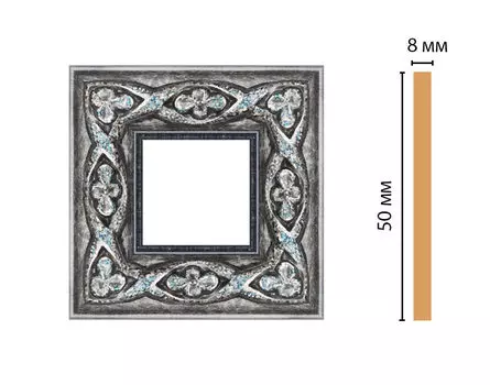 Вставка цветная DECOMASTER 130-2-55 (50*50*8мм)