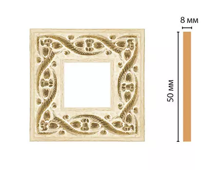 Вставка цветная DECOMASTER 130-2-5 (50*50*8мм)