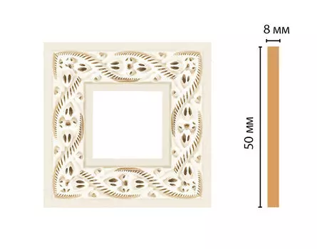 Вставка цветная DECOMASTER 130-2-6 (50*50*8мм)