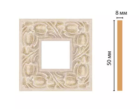 Вставка цветная DECOMASTER 130C-2-18D (50*50*8мм)