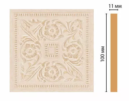 Вставка цветная DECOMASTER 156-2-18D (100*100*11мм)