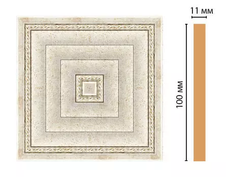 Вставка цветная DECOMASTER 156-2-41 (100*100*11мм)