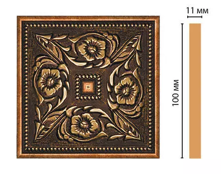 Вставка цветная DECOMASTER 156-2-57 (100*100*11мм)