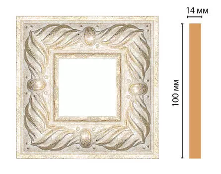 Вставка цветная DECOMASTER 157-2-18 (100*100*14мм)