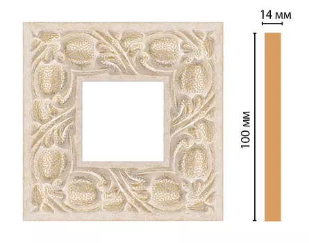 Вставка цветная DECOMASTER 157-2-18D (100*100*14мм)