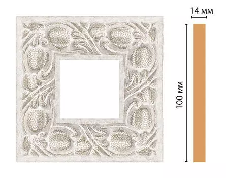 Вставка цветная DECOMASTER 157-2-19D (100*100*14мм)