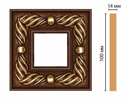 Вставка цветная DECOMASTER 157-2-51 (100*100*14мм)