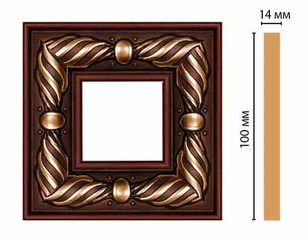 Вставка цветная DECOMASTER 157-2-52 (100*100*14мм)