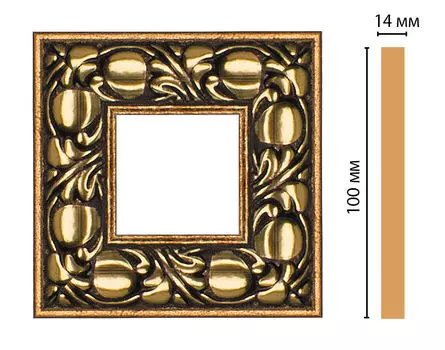 Вставка цветная DECOMASTER 157-2-57 (100*100*14мм)