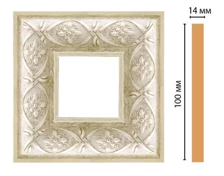 Вставка цветная DECOMASTER 157-2-937 (100*100*14мм)