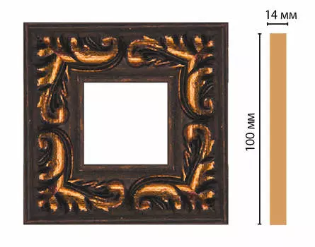 Вставка цветная DECOMASTER 157-2-966 (100*100*14мм)