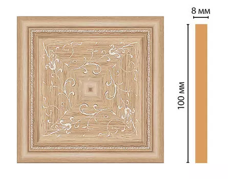 Вставка цветная DECOMASTER 186-2-11 (100*100*8мм)