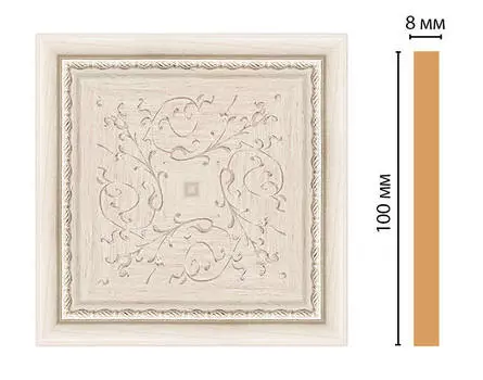 Вставка цветная DECOMASTER 186-2-13 (100*100*8мм)