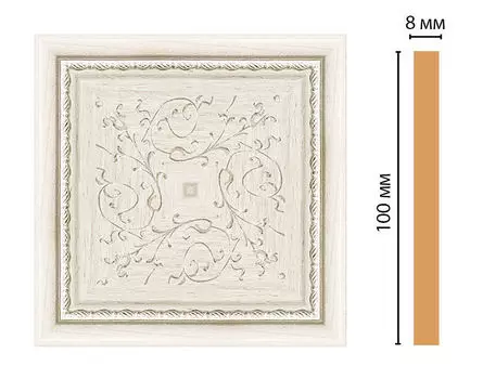 Вставка цветная DECOMASTER 186-2-15 (100*100*8мм)