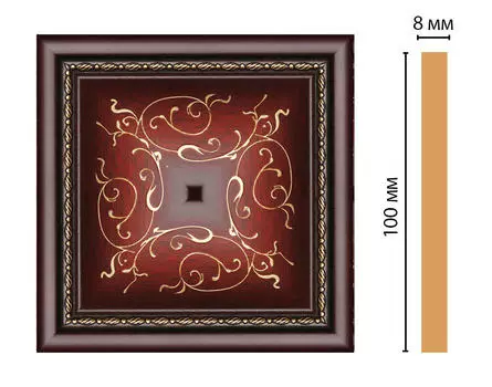 Вставка цветная DECOMASTER 186-2-52 (100*100*8мм)